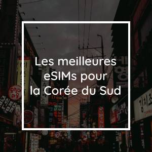 Les 5 meilleures eSIM pour la Corée du Sud en 2023