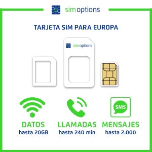 Tarjeta SIM para Europa