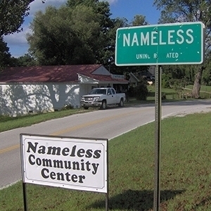 nombres de ciudades más extraños nameless tennessee