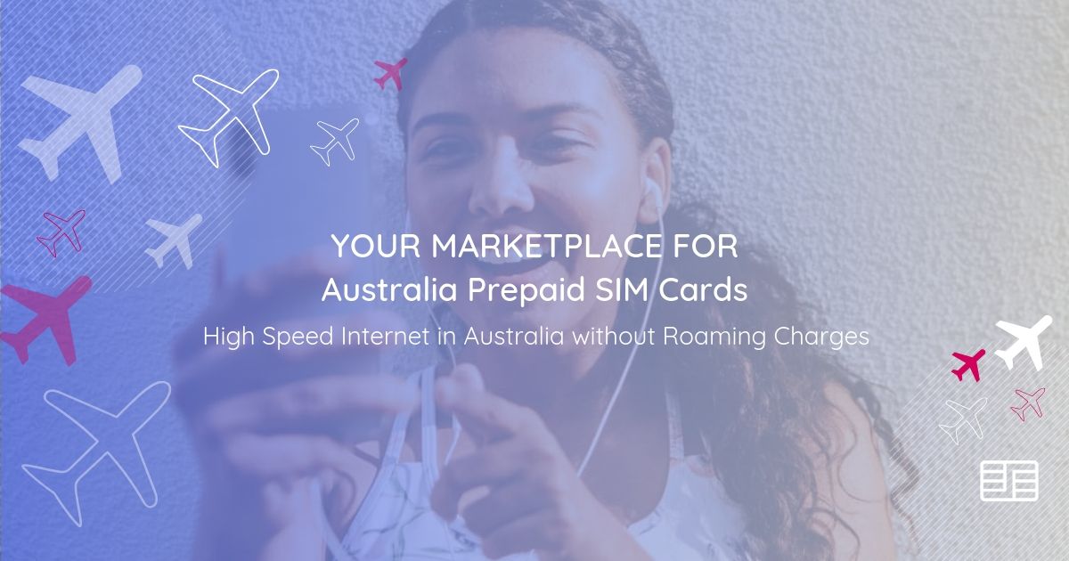 Prepaid SIM Card Australia Data, SMS & Calls from 24.90