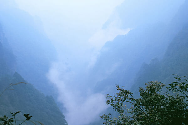 Huanlong National Park beautiful place in asia