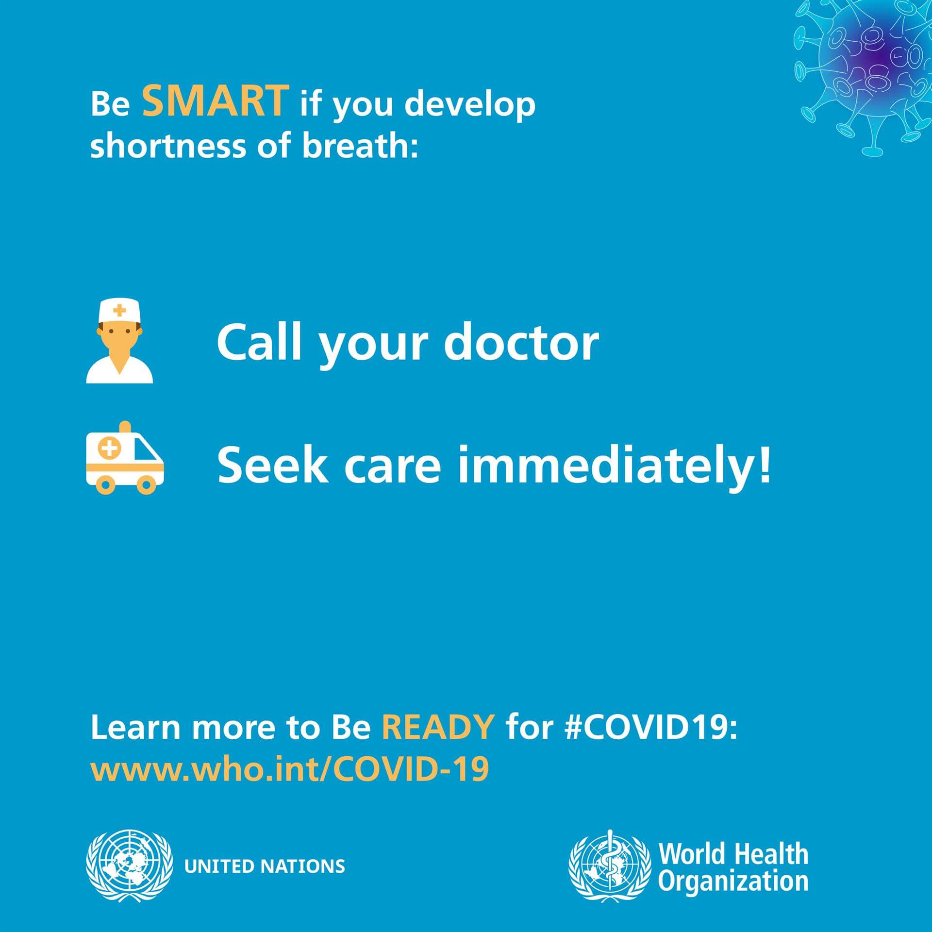 coronavirus feeling sick then stay home