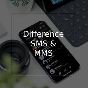 What is the difference between SMS & MMS?