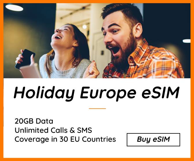 orange holiday europe esim banner mobile